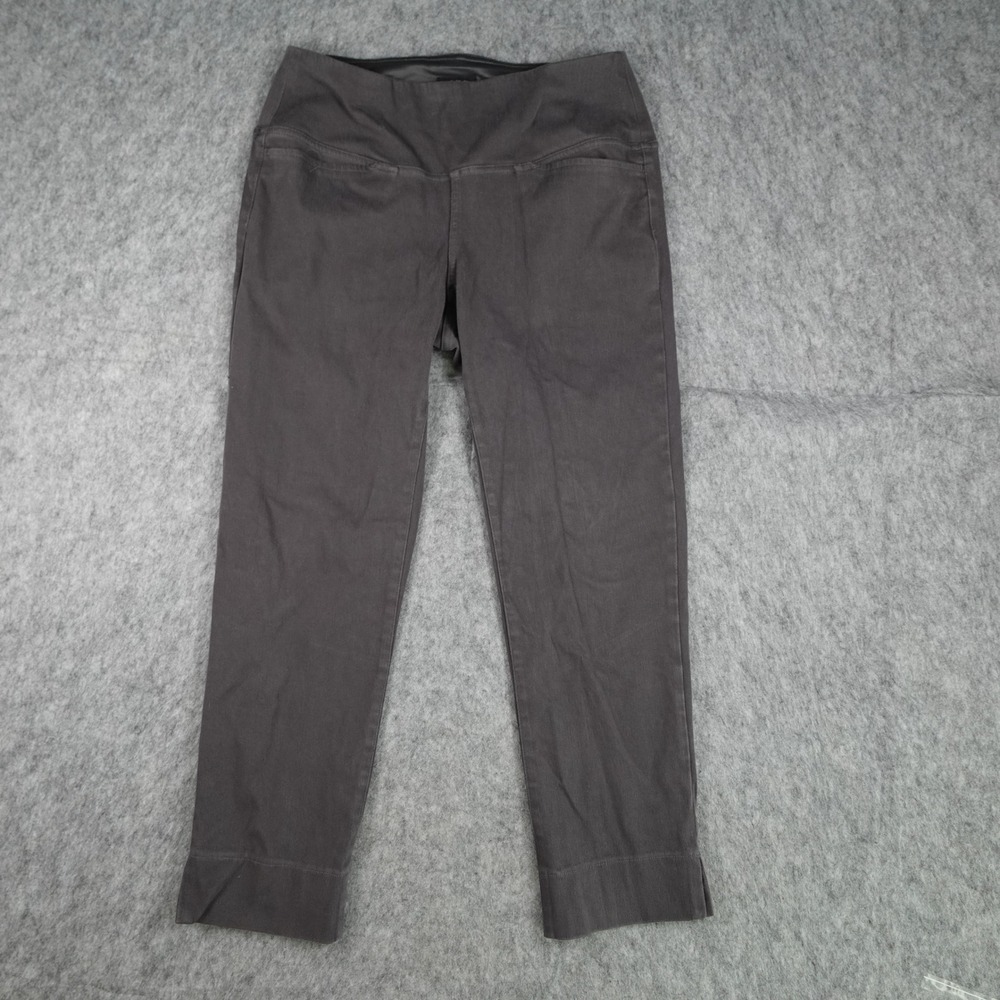 J Jill Pants Women Small Petite Gray Wearever Collection Stretch Pull On Comfort